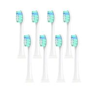 Cabezales De Repuesto For Cepillo De Dientes, Compatibles Con Philips, Sonicare, Cabezal De Cepillo De Dientes Eléctrico 1100 2100 4100 5100 5300 6100 7500, 8 Uds.(8pcs Green)