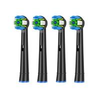 Cabezales De Repuesto For Cepillo De Dientes Eléctrico, Compatible Con Oral-B, Advance Power/Vitality Precision Clean/Pro Health/Triumph/3D Exce, 4 Uds.(4pcs 25 Black)