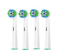 Cabezales De Repuesto For Cepillo De Dientes Eléctrico, Compatible Con Oral-B, Advance Power/Vitality Precision Clean/Pro Health/Triumph/3D Exce, 4 Uds.(4pcs 20 White)