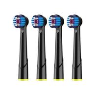 Cabezales De Repuesto For Cepillo De Dientes Eléctrico, Compatible Con Oral-B, Advance Power/Vitality Precision Clean/Pro Health/Triumph/3D Exce, 4 Uds.(4pcs 18 Black)