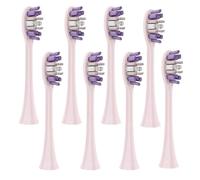 Cabezales De Repuesto For Cepillo De Dientes Eléctrico - Compatible Con SEAGO S2/S5/S10/SK2(8 Pink toothbrush heads)