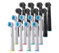 Cabezales De Repuesto For Cepillo De Dientes Eléctrico, Compatibles Con Limpieza Bucal, Básica, Cerdas De Boquilla For Cepillo De Dientes B D100 D25 D30 D32 4739 3709 3744(17A-BK4 WH4)