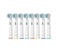 Cabezales de repuesto for cepillo de dientes eléctrico, compatibles con OB, boquilla de cepillo de dientes de limpieza básica B, cerdas D100 D25 D30 D32 4739 3709 3744(17A-8pcs)