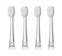 Cabezales De Repuesto For Cepillo De Dientes Eléctrico Infantil - Compatible Con Seago SG-677/SG-628/SG-623/SG-906/SG-915/SG-977(4 transparent brush heads)
