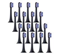 Cabezales de repuesto for cepillo de dientes eléctrico sónico Xiaomi Mijia T700, de cerdas suaves, 4, 8, 12 y 16 unidades.(Black)