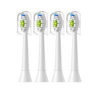 Cabezales de repuesto for cepillo de dientes Philips (4, 8, 12 y 16 unidades), compatibles con los modelos 4100, 6500, 6100, 7500, 5300 y 1100.(4pcs White)