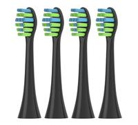 Cabezales de repuesto for cepillo dientes 7AM2M AM101/AM105, boquillas cerdas suaves al vacío, 4/8/16 Uds(4pcs BLACK)