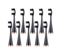 Cabezales de repuesto for cepillo dientes eléctrico, compatibles con LC-H156/M07, cabezales for inteligente, 10/8 Uds(Black)