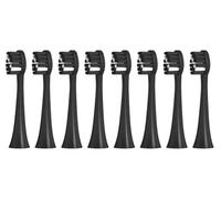 Cabezales de repuesto for cepillo dientes eléctrico, compatibles con SEAGO 2725/S2/S5/SX/SG972, boquilla YUNCHI Y7, 4/8/16 unidades(8Black)