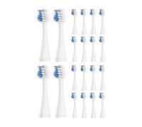 Cabezales De Repuesto For Cepillo Dientes Eléctrico Waterpik, Compatibles Con Boquillas Cerdas Suaves For Higiene Bucal (5-20 Unidades)(20pcs white)