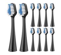 Cabezales De Repuesto For Cepillo Dientes Eléctrico Waterpik, Compatibles Con Boquillas Cerdas Suaves For Higiene Bucal (5-20 Unidades)(10pcs black)