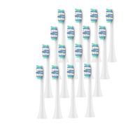 Cabezales de repuesto for cepillos de dientes, compatibles con Philips, cepillo eléctrico Sonicare 1100, 2100, 4100, 4300, 5100, 5300, 6100, 6500, etc.(16pcs)