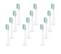 Cabezales de repuesto for cepillos de dientes eléctricos Philips Sonicare, cerdas suaves.(WHITE 12pcs)