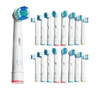 Cabezales De Repuesto For Cepillos De Dientes Oral-B Braun Electric Precision Clean. Recambio For 7000/Pro 1000/9600/5000/3000/8000.(16pcs)
