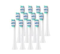 Cabezales de repuesto for cepillos dientes, compatibles con los modelos Philips Sonicare 1100, 2100, 4100, 4300, 5100 y 5300(12pcs)