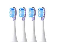 Cabezales de repuesto for cepillos dientes eléctricos sónicos Philips Diamond Series HX6064, HX6930 y HX6730. Boquilla aspiración A3(4 purple A3)