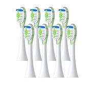 Cabezales de repuesto for cepillos dientes eléctricos sónicos Philips Diamond Series HX6064, HX6930 y HX6730. Boquilla aspiración A3(8 green A3)