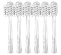 Cabezales de repuesto Laifen Wave, cuidado de encías, paquete de 6, blancos, compatibles