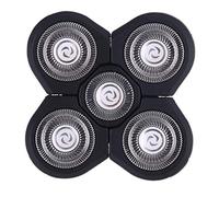 Cabezales de repuesto para afeitadora eléctrica para hombre, 5 cabezales de cinco cuchillas para afeitadora húmeda y seca, impermeable, multifunción para afeitadoras eléctricas