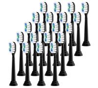 Cabezales de repuesto para cepillo de dientes compatibles con cabezales de cepillo eléctrico Philips Sonicare Diamond, repuesto limpio para la serie Hx6920 4100 2 White-20 Pcs