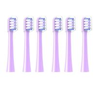 Cabezales de repuesto para cepillo de dientes compatibles con Colgate Hum Connected Smart Battery Toothbrush Head (morado)