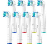 Cabezales de repuesto para cepillo de dientes compatibles con Oral B - Paquete de 8 cabezales de cepillo de dientes Aster compatibles con Oral B Braun Professional Cabezales de cepillo eléctrico de