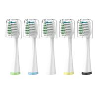 Cabezales de repuesto para cepillo de dientes con fundas para Waterpik Complete Care 5.0/9.0 (CC-01/WP-861), 4 unidades, color blanco