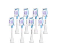 Cabezales de repuesto para cepillo de dientes eléctrico Philips Sonicare, paquete de 8 cabezales de repuesto para adultos y niños de 7 años en adelante Sonicare Cabezales de repuesto Philips Sonicare