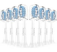 Cabezales de repuesto para cepillo de dientes eléctrico Philips Sonicare Sensitive 4100 Simply Clean, 8 unidades, color blanco