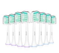 Cabezales de repuesto para cepillo de dientes Philips Sonicare, cabezal de cepillo de repuesto eléctrico compatible con cabezal de cepillo de dientes Phillips Sonic Care, paquete de 8