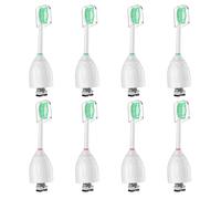 Cabezales de repuesto para cepillo de dientes Philips Sonicare, cerdas suaves y medias, cabezales de repuesto para cepillo de dientes eléctrico E-Series Essence Xtreme Elite Advance y CleanCare, 8