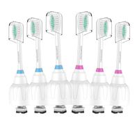Cabezales de repuesto para cepillo de dientes Philips Sonicare, cerdas suaves y medias, cabezales de repuesto para cepillo de dientes eléctrico E-Series Essence Xtreme Elite Advance y CleanCare,