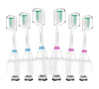 Cabezales de repuesto para cepillo de dientes Philips Sonicare, cerdas suaves y medias, cabezales de repuesto para cepillo de dientes eléctrico E-Series Essence Xtreme Elite Advance y CleanCare,