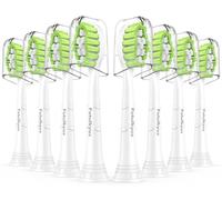 Cabezales de repuesto para cepillo de dientes Philips Sonicare DiamondClean C2 C1 4100 G2 W, control de placa, cabezal de cepillo eléctrico Simply Clean, 8 unidades
