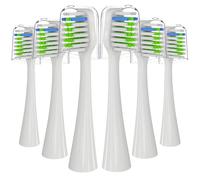 Cabezales de repuesto para cepillo de dientes Water Pik Complete Care 5.0 y 9.0 (WP-861/CC-01), 6 unidades (blanco)