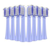 Cabezales de repuesto para cepillos de dientes compatibles con Colgate Hum - Cabezales de cepillo compatibles con cepillo de dientes eléctrico Hum Connected Smart Battery (8 unidades, azul)