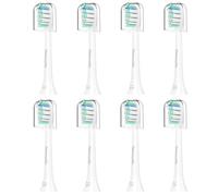 Cabezales de repuesto para cepillos de dientes Philips Sonicare, cabezal de cepillo de repuesto compatible con cepillo de dientes eléctrico Phillips Sonicare mediano, paquete de 8