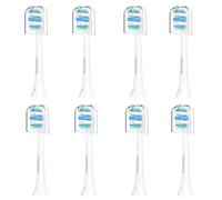 Cabezales de repuesto para cepillos de dientes Philips Sonicare, cabezal de cepillo de repuesto eléctrico compatible con cepillos de dientes eléctricos Phillips Sonicare, paquete de 8