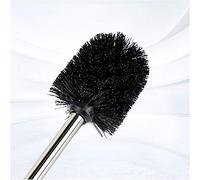 Cabezales de repuesto para escobilla de inodoro, 12 unidades, color negro, interfaz roscada de 15 mm, compatible con cepillos de inodoro estándar y solución de limpieza eficaz