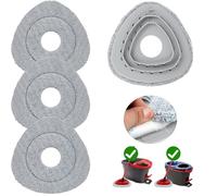 Cabezales de repuesto para fregona giratoria compatibles con Vileda 1Tank System Recambios de fregona de microfibra compatibles con el sistema de tanque Vileda 2, con kit de repuesto de base de
