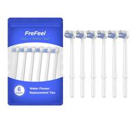 Cabezales de repuesto para irrigador dental Waterpik (6 puntas de cepillo de dientes)