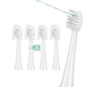 Cabezales de repuesto para Water Pik Sonic Fusion 2.0 SF-03/SF-04 y Sonic Fusion SF-01/SF-02, blanco, 4 unidades con cubierta