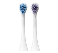 Cabezales Hidrosónicos Curaprox Power Duo: Para Encías Sanas, Brackets E Implantes | Limpieza Sónica Potente | Paquete De 2 | Compatible Con Todos Los Modelos Sónicos De Curaprox | Fabricado en Suiza