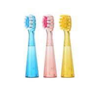 Cabezales infantiles, compatible con Zабота, KIDS Family Soft | Cabezales de repuesto para cepillo dental eléctrico infantil, cerdas suaves, plástico(8PCS PINK)