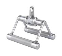 Cabezales para filas de cables en el gimnasio - Mango en forma de V para máquina de cable | Mango sólido para máquinas de remo sentadas de acero, mango en V resistente para máquinas de remo de dos