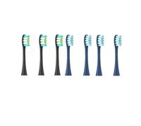 Cabezales Suaves, Compatible Con Oclean, Flow X X PRO Z1 | Forma W, mini cabezal redondeado, para One Air 2 SE F1 X Pro Elite(3black 4dark blue)