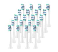 Cabezales suaves, compatible con Philips, 4100 6500 6100 | Recambios for cepillo dental eléctrico series 7500 5300 1100 for uso diario de cuidado oral(20 Pcs)