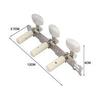 Cabezas clásicas de la máquina de guitarra, teclas de voz para cuerdas de guitarra, sintonizadores, oro, plata, para guitarra clásica