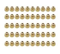 Cabezas De Cono De Latón - Cabeza De Cono Ranurada Latón 50 Piezas Cuentas De Cabeza De | Cuentas De Atado De Cobre para Fregadero, Materiales De Atado De Moscas Más Profundo, 3 Tamaños, para Tub