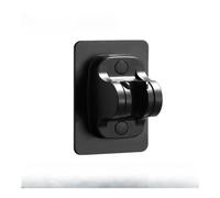 Cabezas de ducha, Ningún PCS multicolor 1 2 3 de los accesorios del cuarto de baño del tenedor de la alcachofa de ducha de perforación(Schwarz,2PCS)